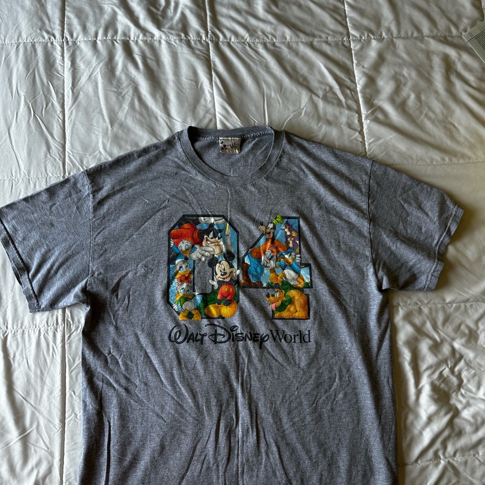 Vintage '04 Grey Walt Disney World Graphic Tee
